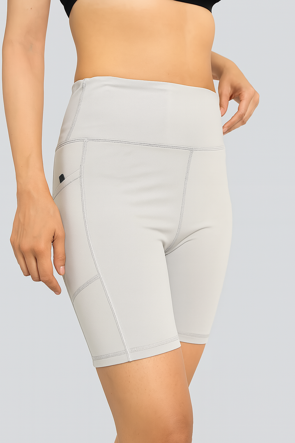 5 Pockets Marathon Running Half Tights
