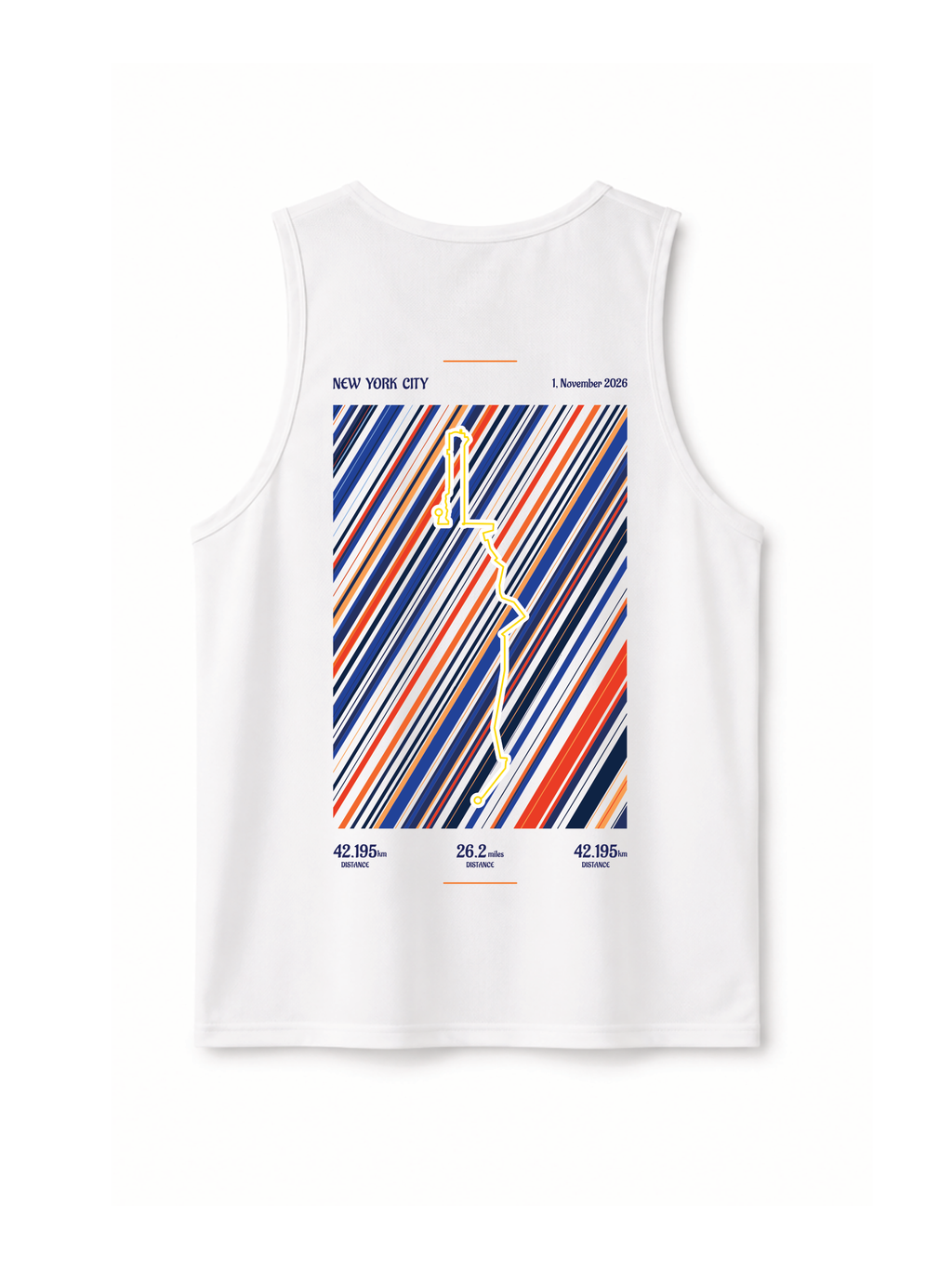 NYC Route Racing tank ( white )
