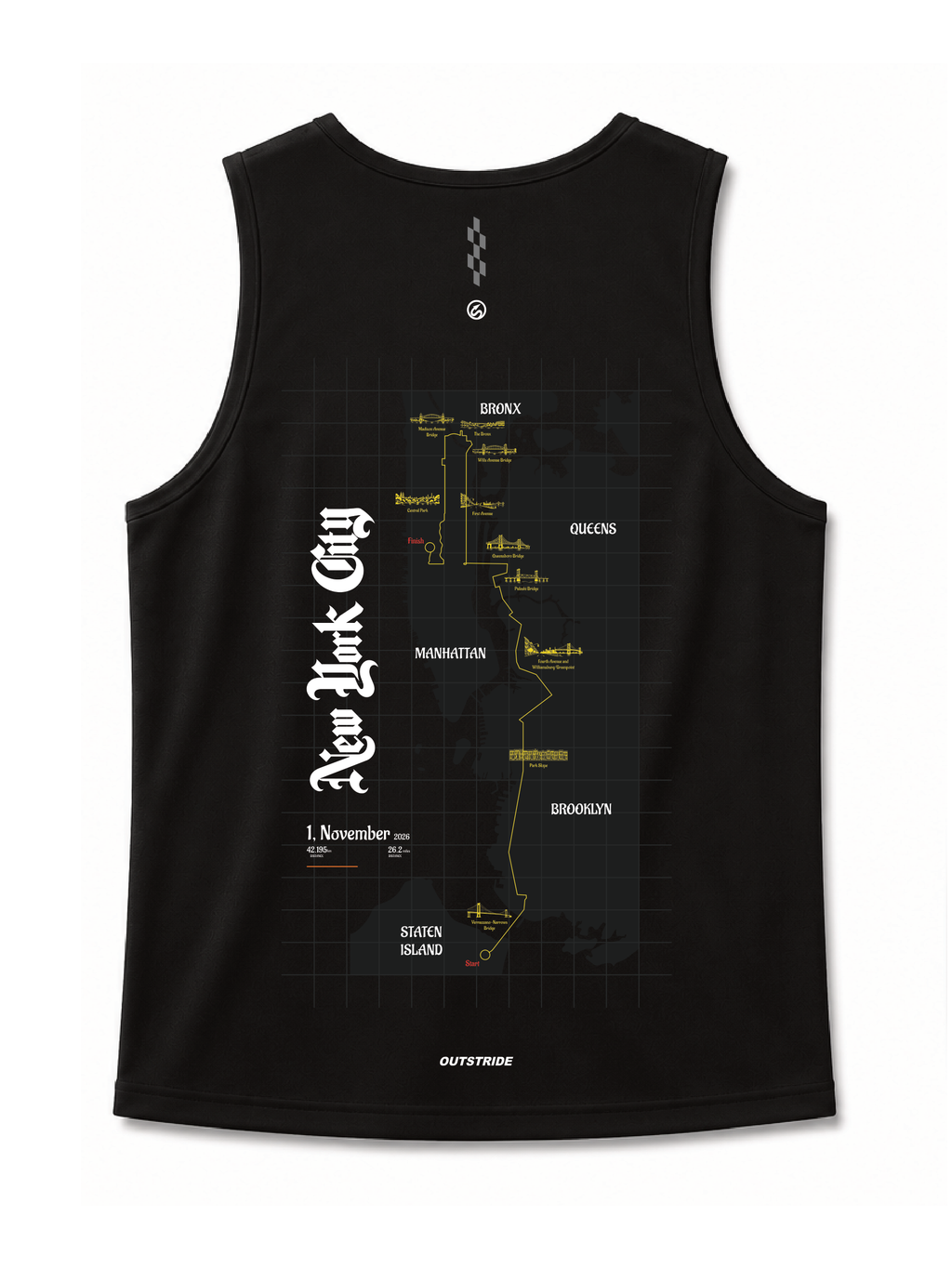 NYC Route Racing tank (Men)