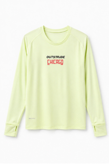 Long Sleeves Running Women Tee - Chicago Print